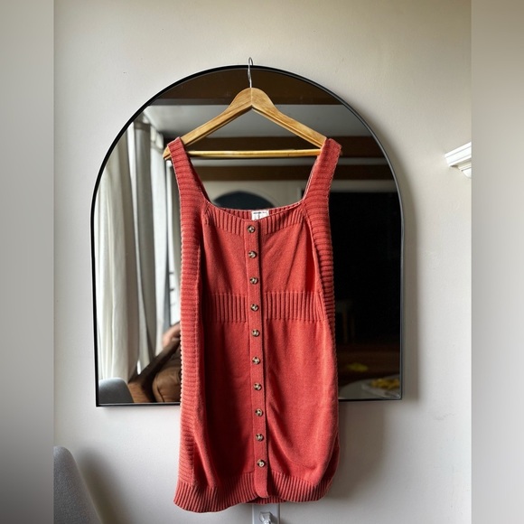 JACKSON ROWE | knit saranda dress Tiger lily | size large - Picture 3 of 6